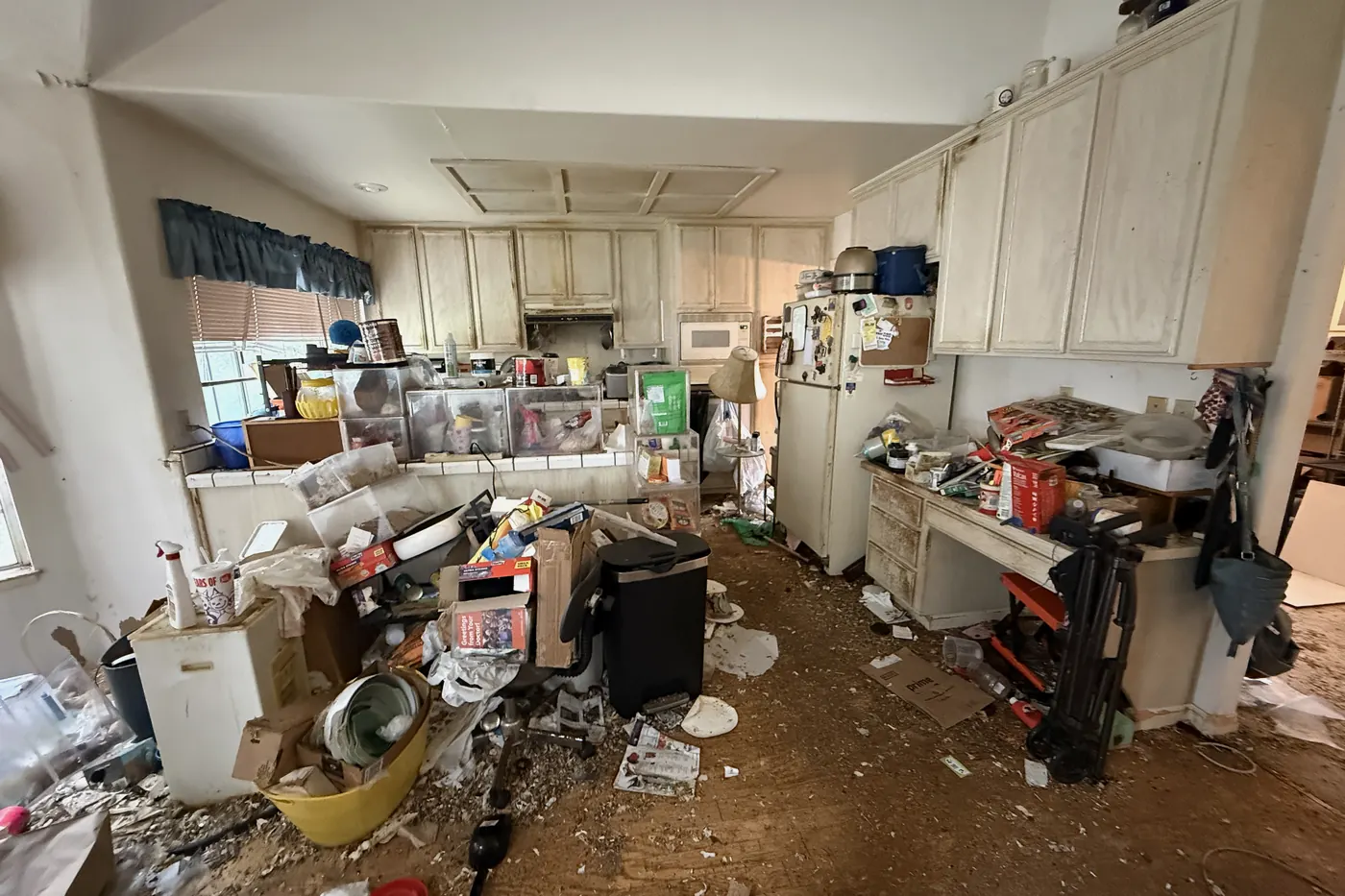The kitchen on the day we took ownership